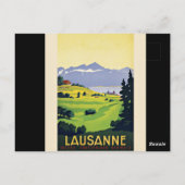Lausanne, Schweiz Postkarte (Rückseite)