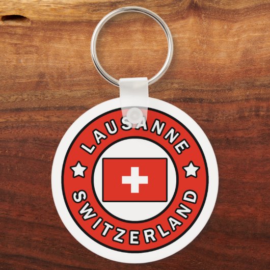 Lausanne Schweiz Schlüsselanhänger (Vorderseite)