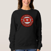 Lausanne Schweiz Sweatshirt (Vorderseite)