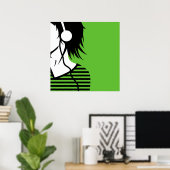 lauschen 2 Musik _6 Poster (Heimbüro)