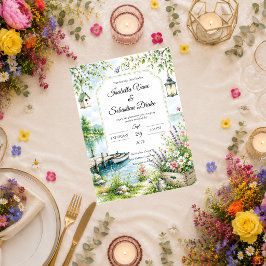 Lauschige Hochzeit im Seecottage mit Romantik Einladung