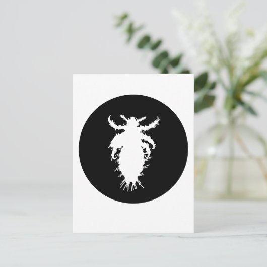 Läuse Postkarte (Stehend Vorderseite)