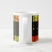 Laut auflachen  Jumbo-Tasse (Rückseite)