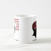Laut Brain Funny Mug Kaffeetasse (Mittel)