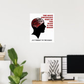 Laut Brain Funny Poster (Heimbüro)