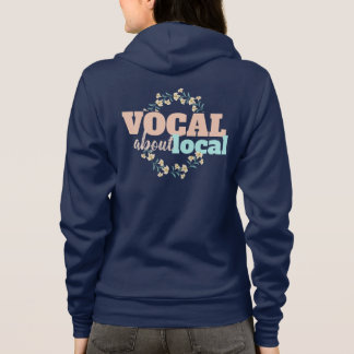 Laut für lokale Blumen Hoodie