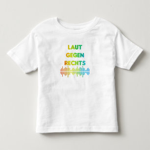 Laut gegen rechts No5 Kleinkind T-shirt