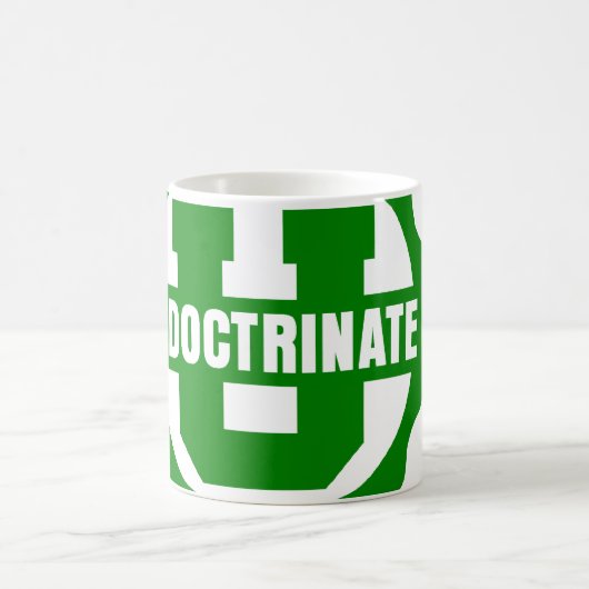 Laut gesummte "Indoctrinate u-" Logo-Tasse Kaffeetasse (Mittel)