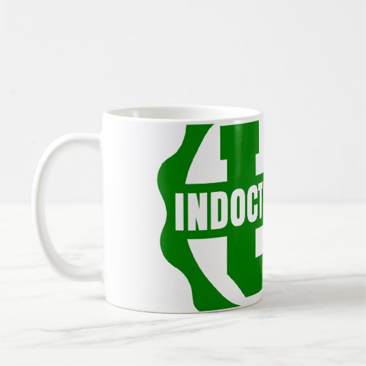 Laut gesummte "Indoctrinate u-" Logo-Tasse Kaffeetasse (Links)