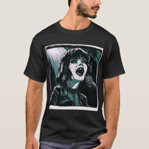 Laut herausschreien Punk-Rocker Retro Vintage-Stil T-Shirt
