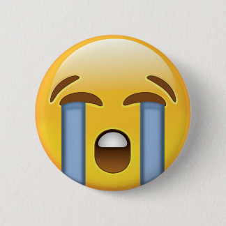 Laut schreiendes Gesicht Emoji Button