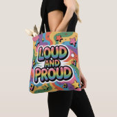 LAUT UND STOLZ | LGBTQ+ Pride Unterstützer Tasche (Von Nahem)
