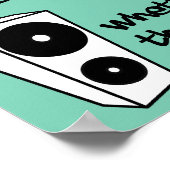 Laute Musik Funny Poster Sign Zitate hören (Ecke)