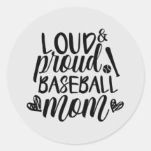 laute, stolze Baseball-Mama