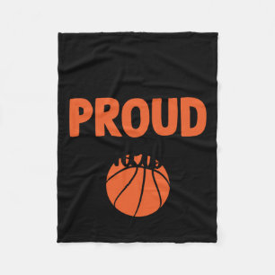 Laute und stolze Basketball-Mama - Funny Quotes Fleecedecke