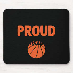 Laute und stolze Basketball-Mama - Funny Quotes Mousepad