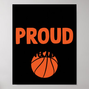 Laute und stolze Basketball-Mama - Funny Quotes Poster