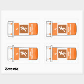 Läuten ist mein Medikament Rechteckiger Aufkleber (Blatt)