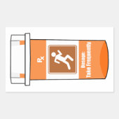 Läuten ist mein Medikament Rechteckiger Aufkleber (Vorderseite)