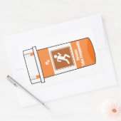 Läuten ist mein Medikament Rechteckiger Aufkleber (Umschlag)