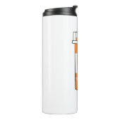 Läuten ist mein Medikament Thermosbecher (Nach links gedreht)