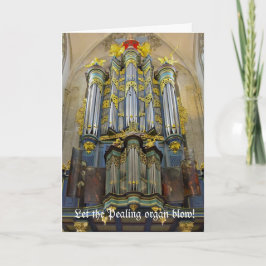 Läutende Organ Weihnachtskarte - Breda Feiertagskarte