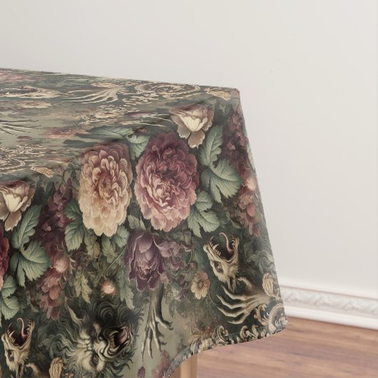 Lauter als Blooms – Gothic Medium Pattern Tischdecke (Beispiel)