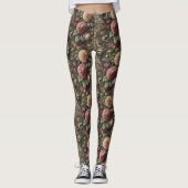 Lauter als Blooms - gotisch Viktorianisch Leggings (Vorderseite)