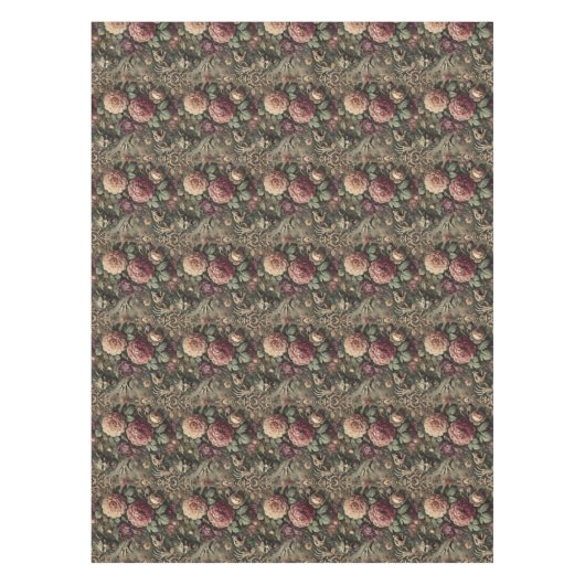 Lauter als Blooms - gotisches Medium Muster Tischdecke (Vorderseite)