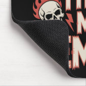 Lauter als meine Dämonen: Gothic-Schädel und Flamm Mousepad (Ecke)