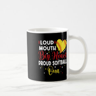 Lauter Mund Großes Herz Stolz Softll am Muttertag Kaffeetasse