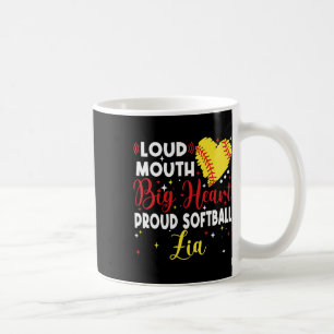 Lauter Mund Großes Herz Stolz Softll Zia Muttertag Kaffeetasse
