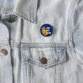 Lauter und stolzer Tuba-Spieler-Button Button (Beispiel)