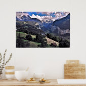 Lauterbrannen Tal Poster (Küche)