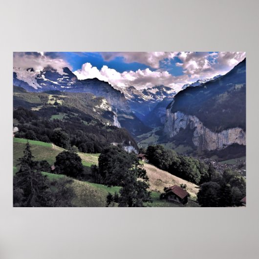 Lauterbrannen Tal Poster (Vorne)