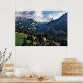 Lauterbrunnen-Ansicht Poster (Küche)
