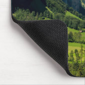 Lauterbrunnen - Bernese Alpen - die Schweiz Mousepad (Ecke)