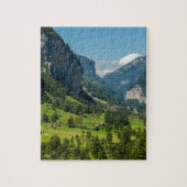 Lauterbrunnen - Bernese Alpen - die Schweiz Puzzle (Vertikal)