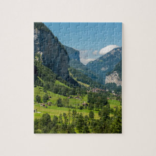 Lauterbrunnen - Bernese Alpen - die Schweiz Puzzle