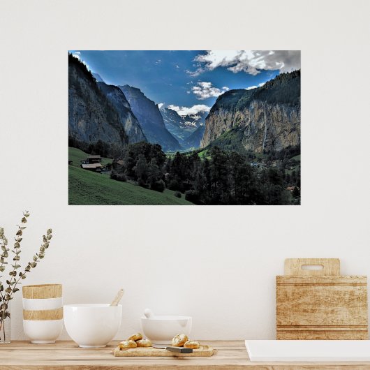Lauterbrunnen Poster (Küche)
