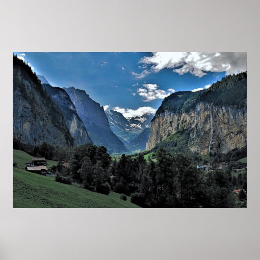 Lauterbrunnen Poster (Vorne)