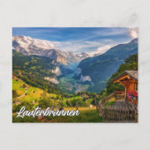 Lauterbrunnen, Schweiz Postkarte (Vorderseite)