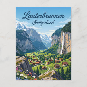 Lauterbrunnen Schweiz Postkarte