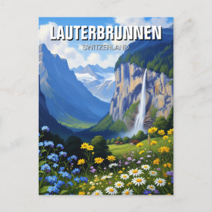 Lauterbrunnen Schweiz Reisen Postkarte