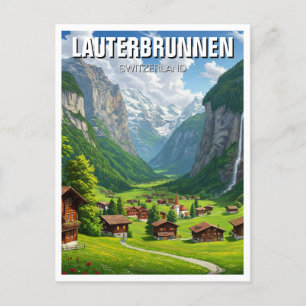 Lauterbrunnen Schweiz Reisen Postkarte