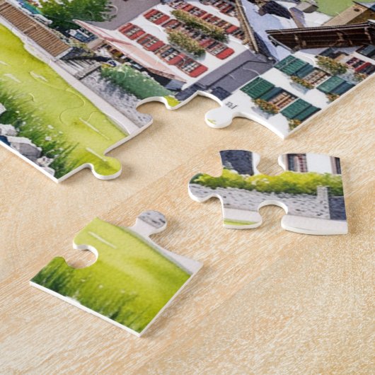 Lauterbrunnen Schweiz Vintage Puzzle (Seite)