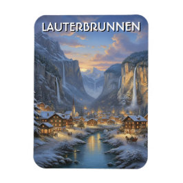 Lauterbrunnen Switzerland Travel Magnet
