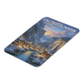 Lauterbrunnen Switzerland Travel Magnet (Linke Seite)