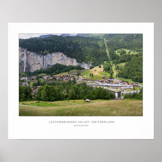 Lauterbrunnen Tal, Schweiz - Wall Print Poster (Vorne)
