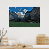 Lauterbrunnen Valley Floor Poster (Küche)